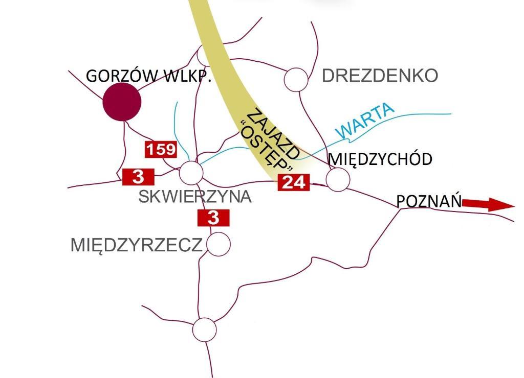 Zajazd Ostep Gorzyn Exterior photo
